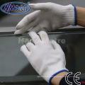 NMSAFETY 13 jauge 100% coton gant de travail PVC pvc coton gants de constructeur